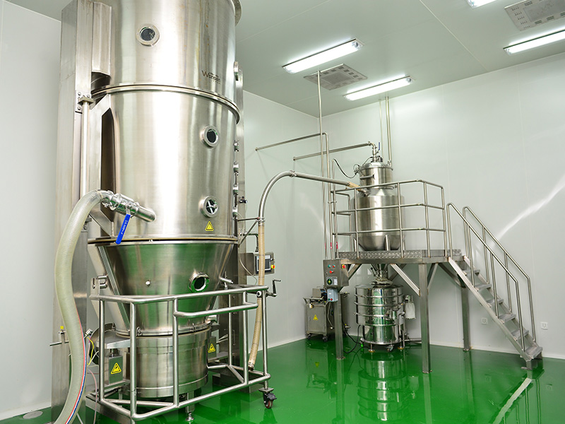 片剂颗粒剂车间：欢喜干燥制粒；；； 